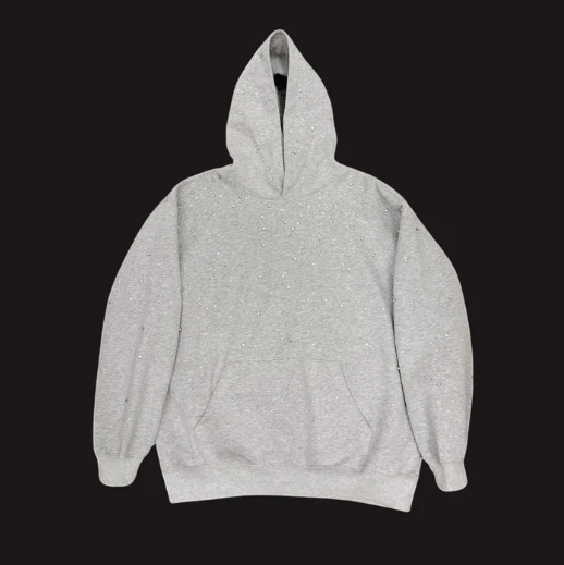 Rhinestone hooded sweater
