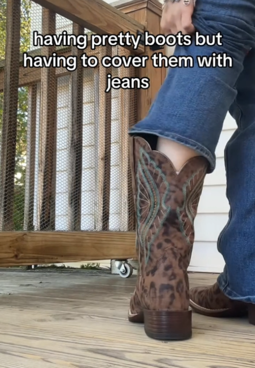 Leopard Butterfly Embroidered Boots