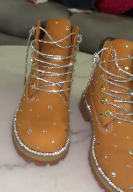 Diamond fashion classic silver chain autumn boots