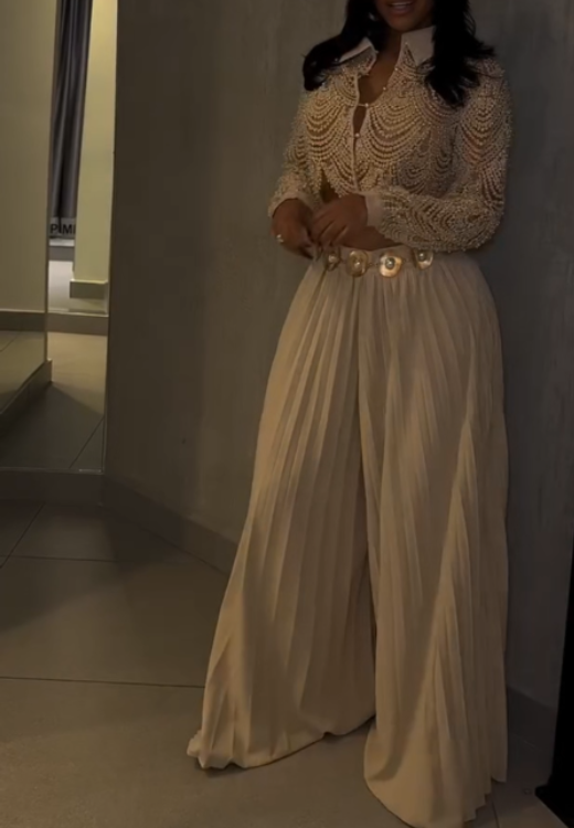 Handmade Pearl Chain Top