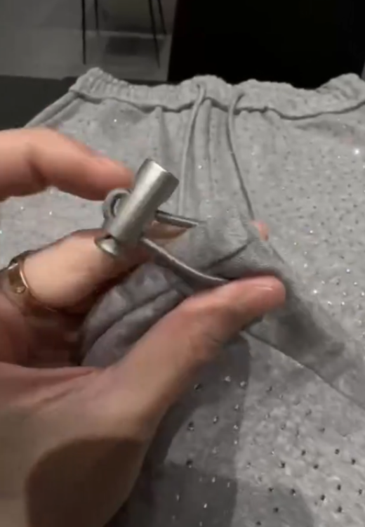 rhinestones streetwear hoodie