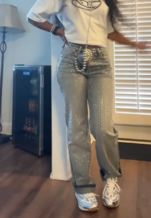 The Flash Diamond Stars Fashion Jeans