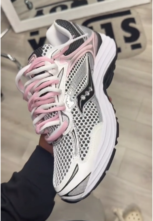 Black pink mesh breathable high quality sneakers
