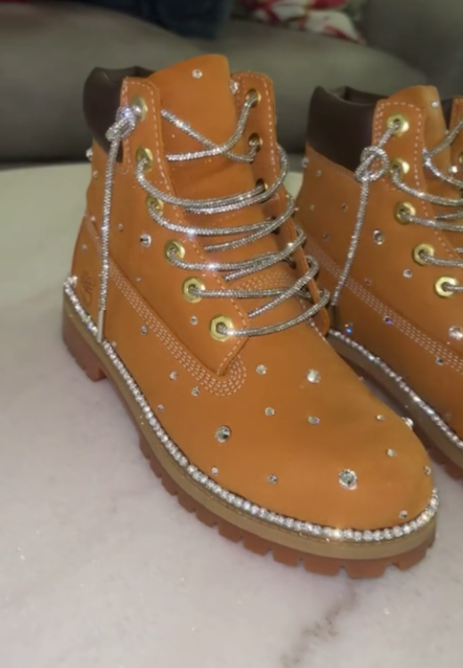 Diamond fashion classic silver chain autumn boots