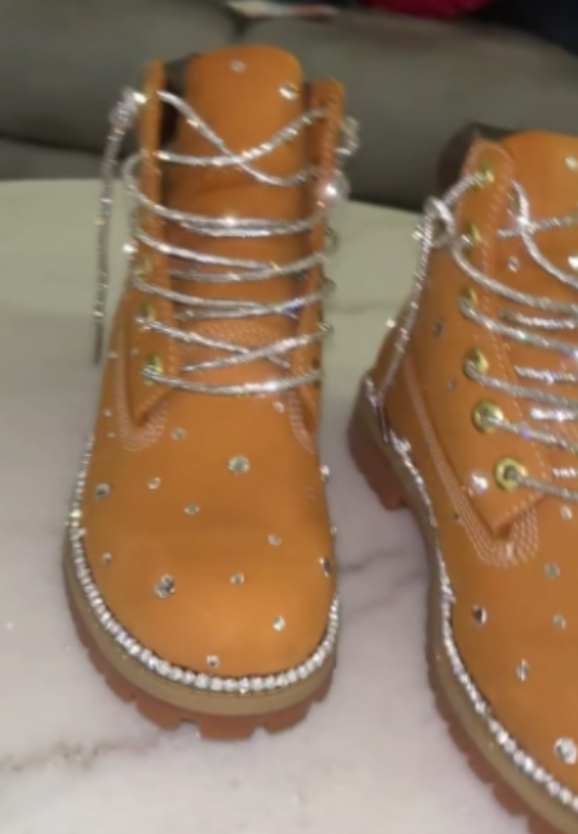 Diamond fashion classic silver chain autumn boots