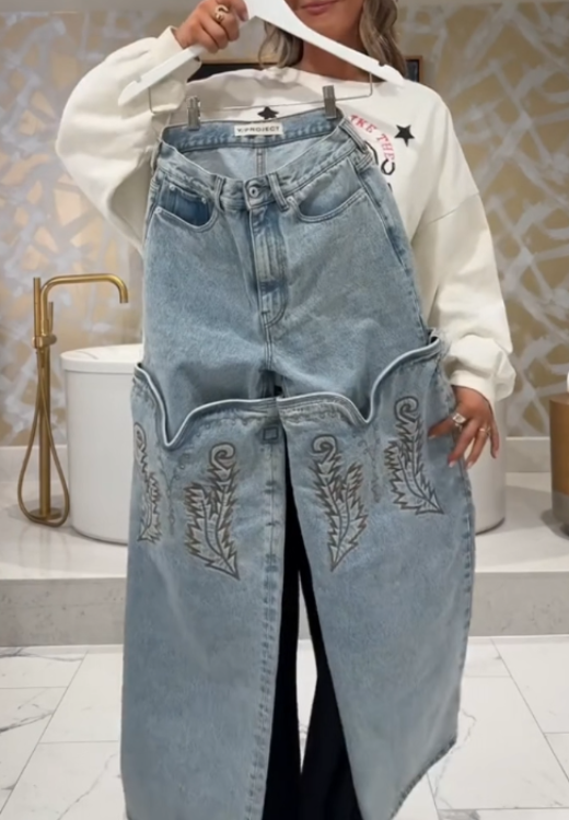 New Western Elegant Jeans in Autumn