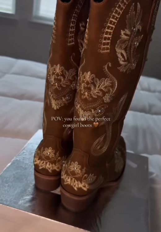 Elegant  Embroider cowgirl Boots