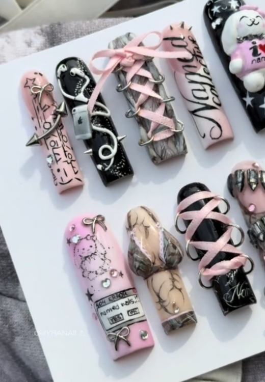BLACKPINK sexy sweeties press on nails