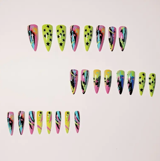 Graffiti Art with Stars & Splatter Designs