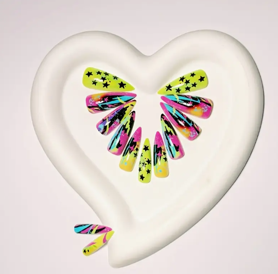 Graffiti Art with Stars & Splatter Designs
