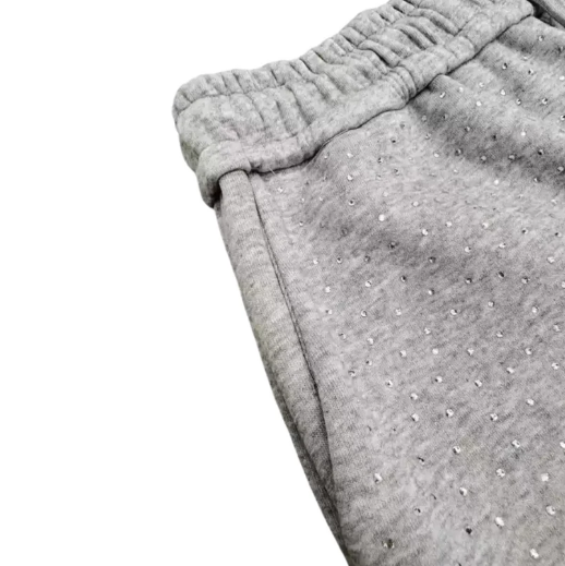rhinestones streetwear hoodie